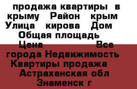 продажа квартиры  в крыму › Район ­ крым › Улица ­ кирова › Дом ­ 16 › Общая площадь ­ 81 › Цена ­ 3 100 000 - Все города Недвижимость » Квартиры продажа   . Астраханская обл.,Знаменск г.